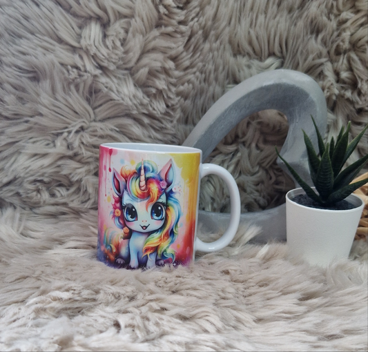 Tasse - Regenbogen Einhorn