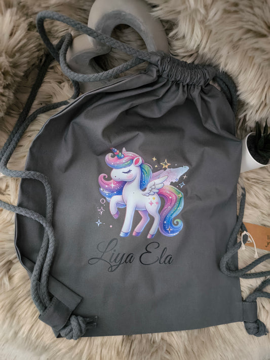 Turnbeutel Rucksack- Einhorn 🦄